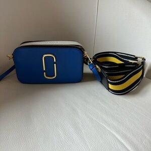 Marc Jacobs The Snapshot Blue and Yellow Bag